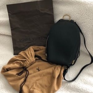 LOUIS VUITTON Epi Mabillon Backpack Black